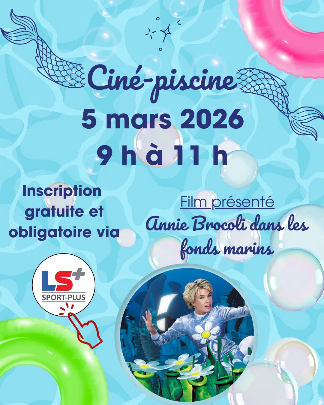 Ciné-piscine Amqui 5 mars 2026