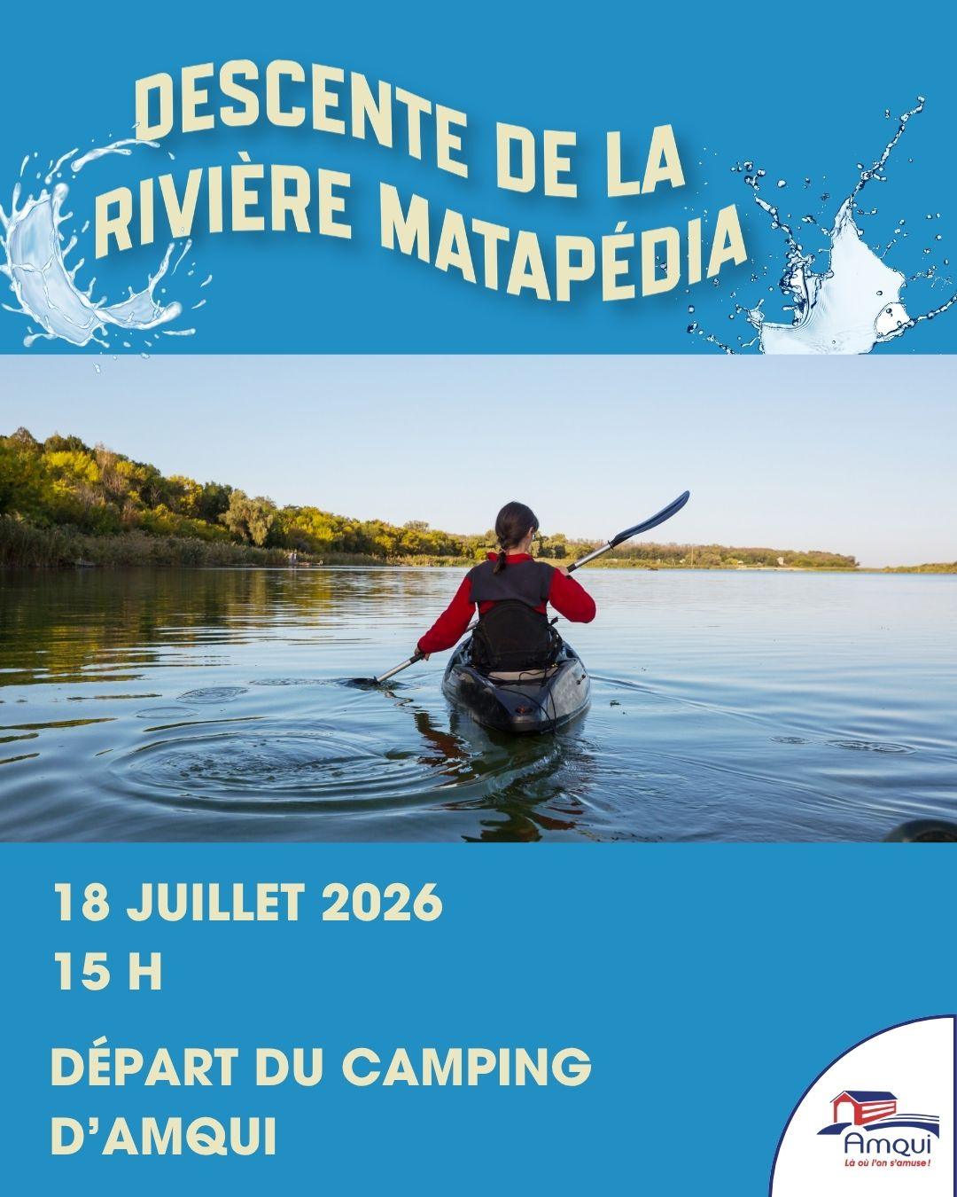 Descente rivière matapédia 2026