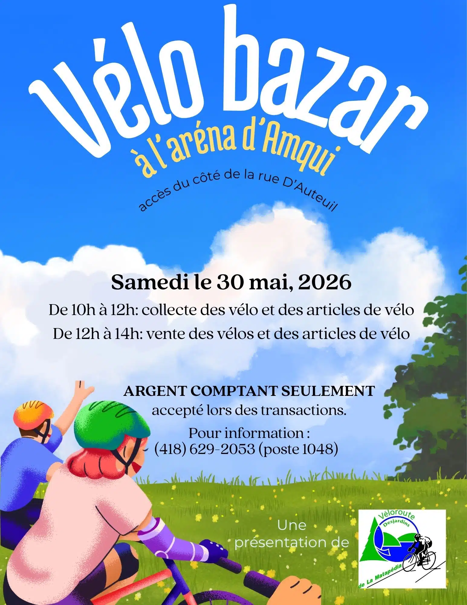 Vélo Bazar - Amqui - 30 mai 2026