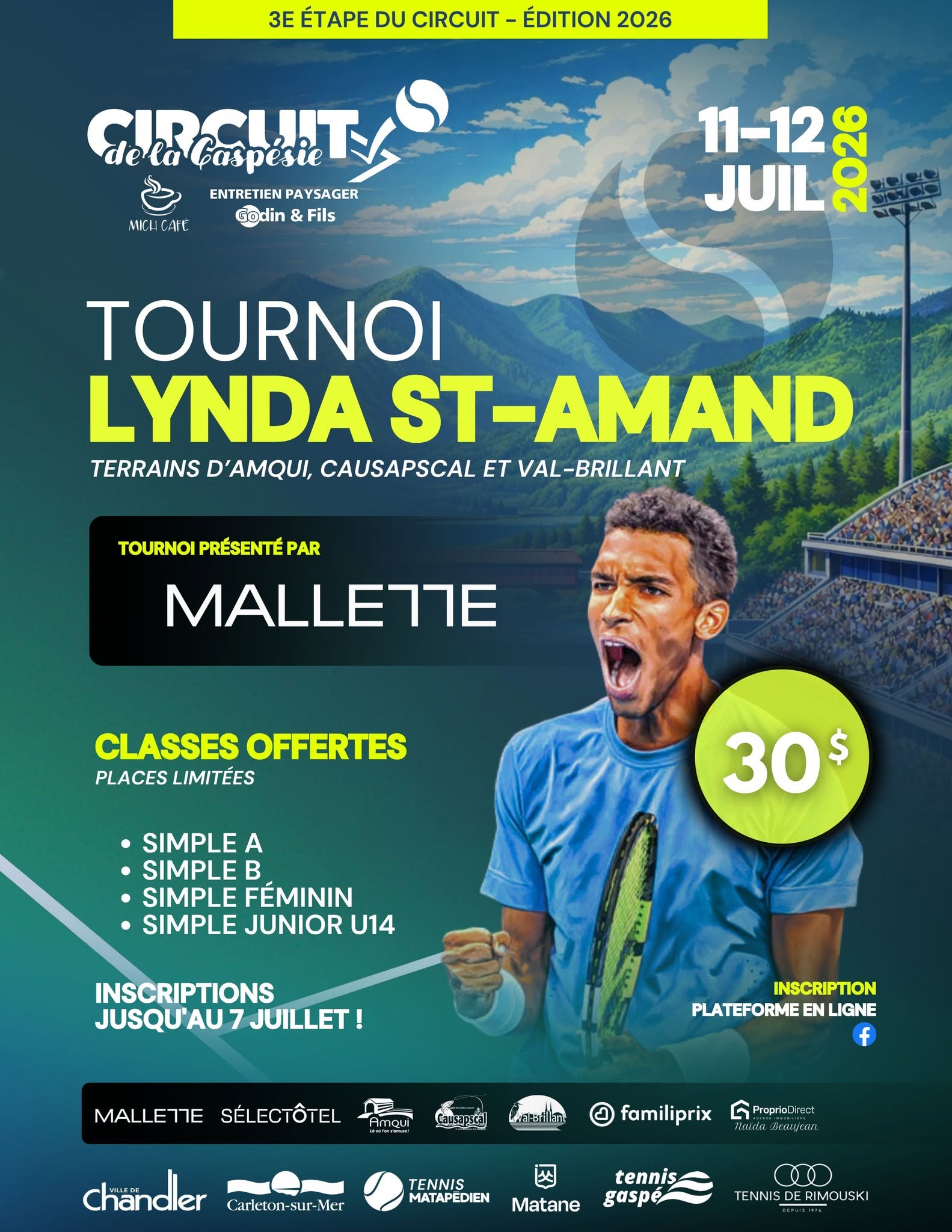 tournoi tennis amqui 2026