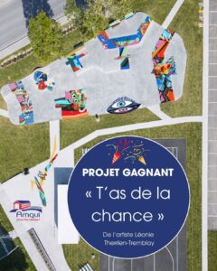 Art urbain Ville d'Amqui skatepark